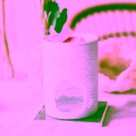 Yoga Day Aroma lampa bílá vlnky