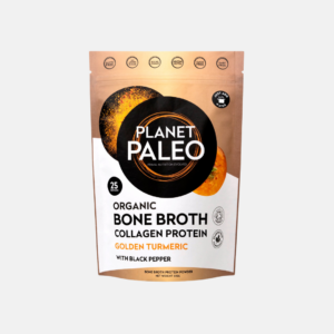 Planet Paleo Organic Bone Broth Golden Turmeric Hovězí vývar a protein s kurkumou
