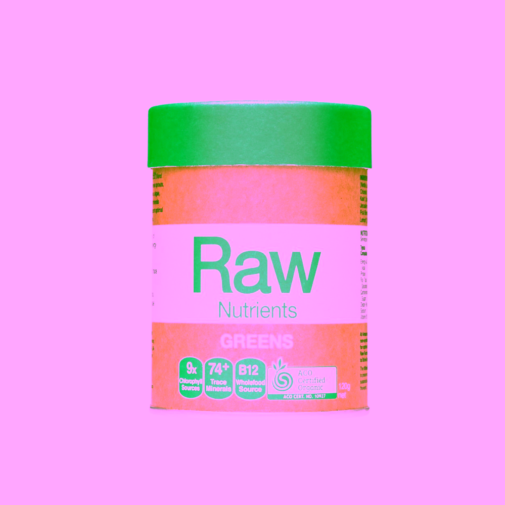 Amazonia Raw Nutrients Greens směs zelených superpotravin