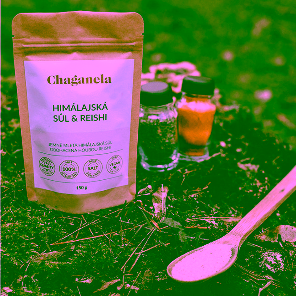 Chaganela himalájská sůl s Reishi