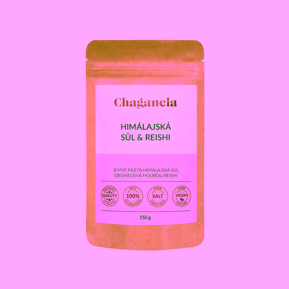 Chaganela himalájská sůl s Reishi