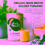 Planet Paleo Organic Bone Broth Golden Turmeric Hovězí vývar a protein s kurkumou