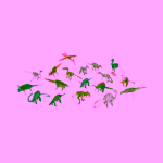 PLAYin CHOC Organic čokoláda s hračkou Dinosauři