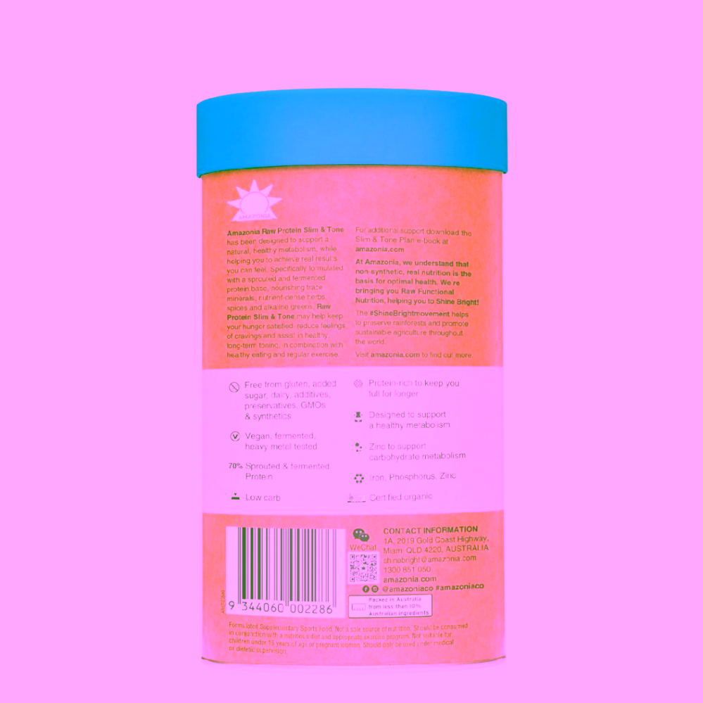 Amazonia Raw Protein Slim & Tone Trojitá čokoláda