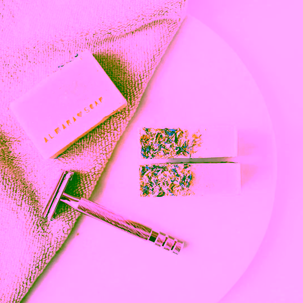 Almarasoap přírodní mýdlo Shave It All s bohatou pěnou vhodné na holení