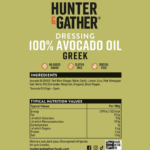 Hunter & Gather Řecký dressing z avokádového oleje