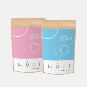 Wugi výhodný set vodních a mléčných kefírových kultur
