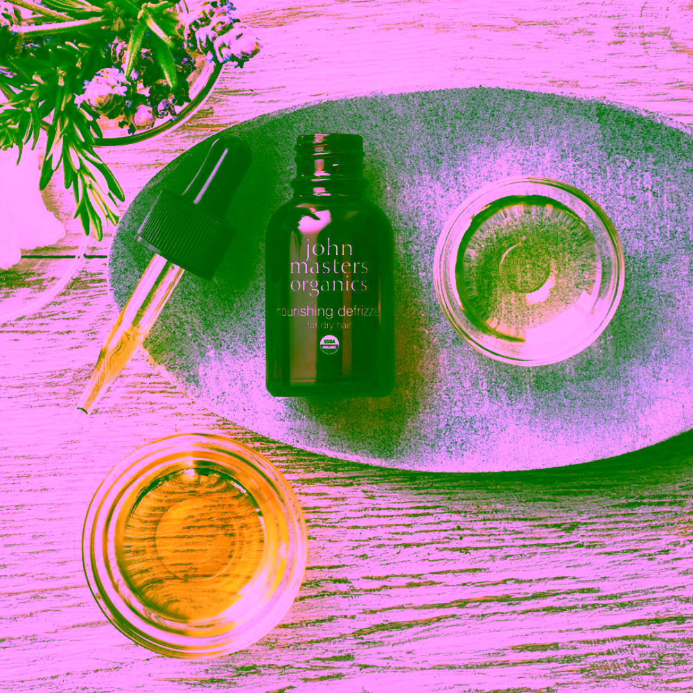 John Masters Organics vyživující péče pro uhlazení suchých vlasů Nourishing Defrizzer for Dry Hair