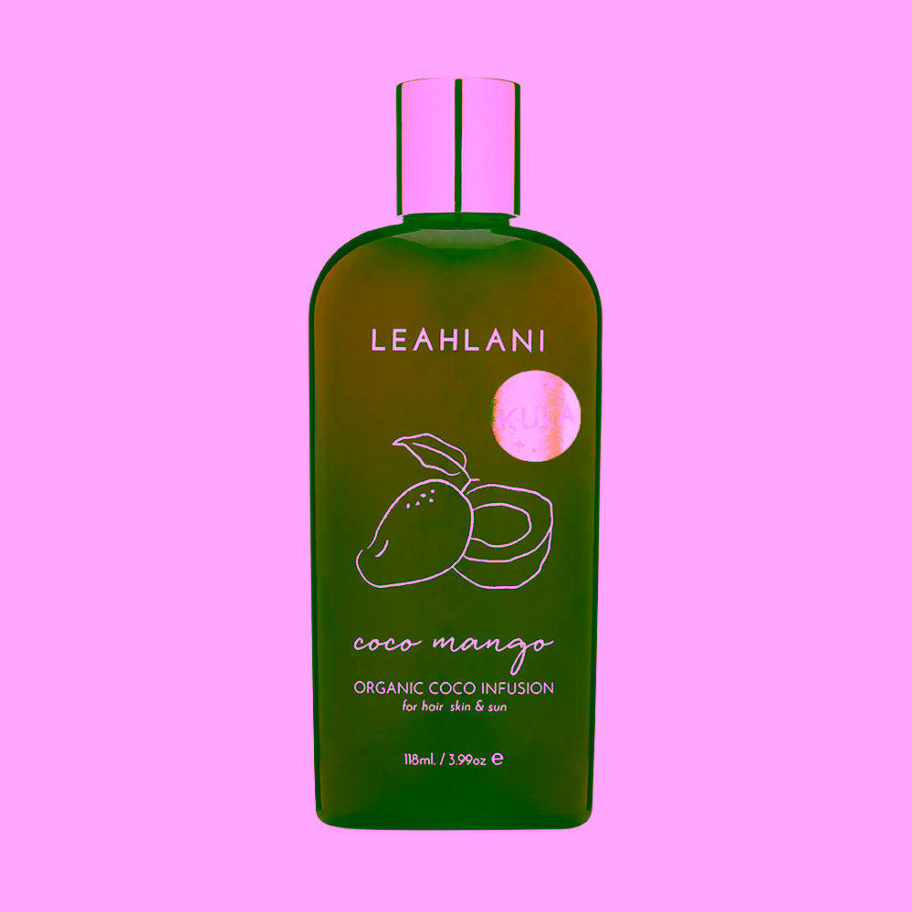 Leahlani Coco Mango Infusion třpytící tropický hedvábný olej