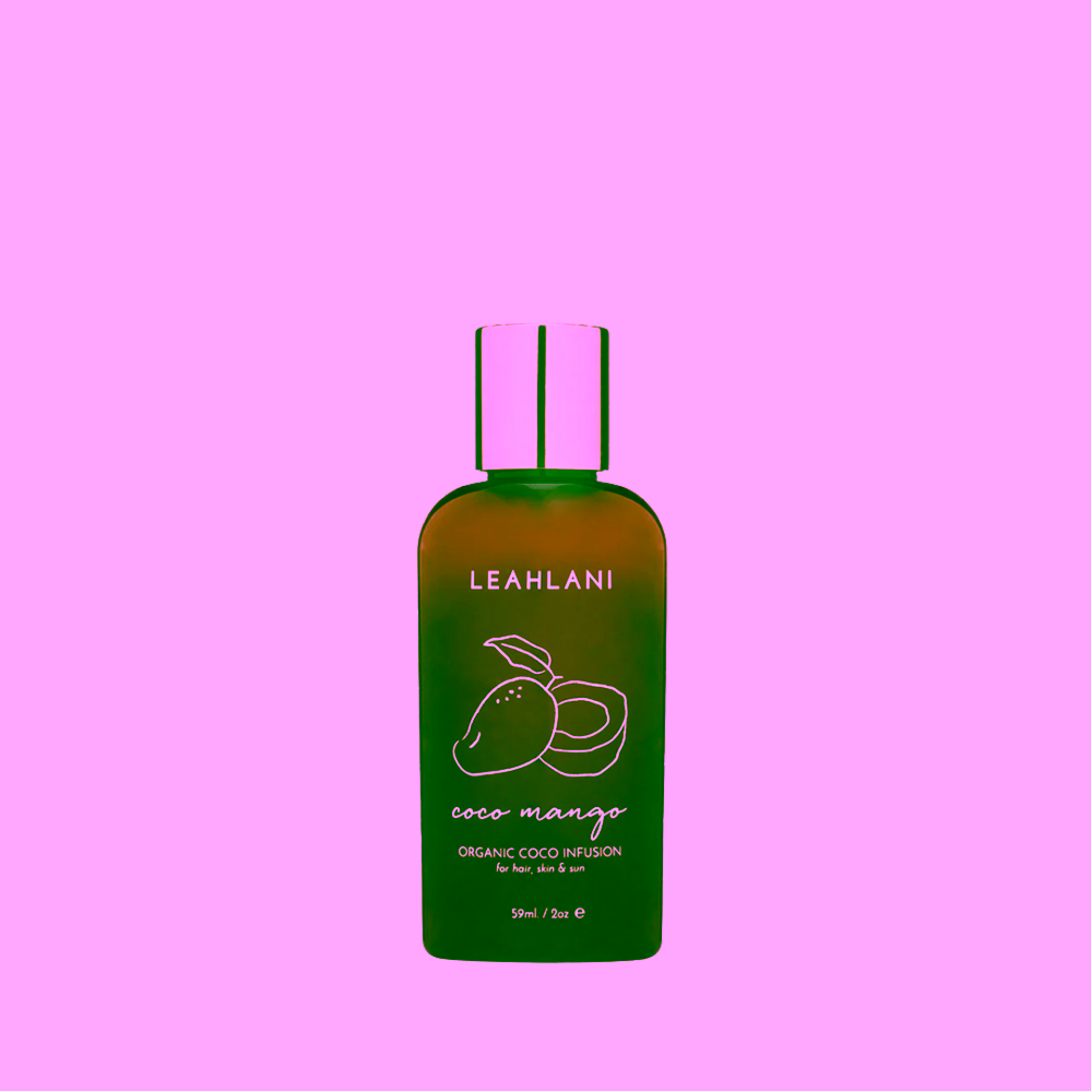 Leahlani Coco Mango Infusion třpytící tropický hedvábný olej