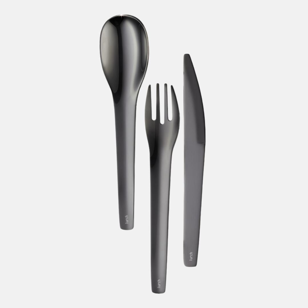 Lurch ToGo nerez příborová sada Antracite