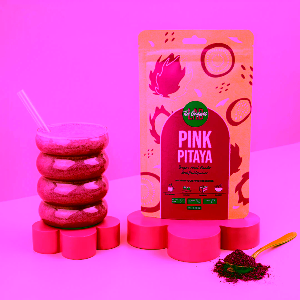 Organic Labs Pink Pitaya Powder Prášek z dračího ovoce 70 g