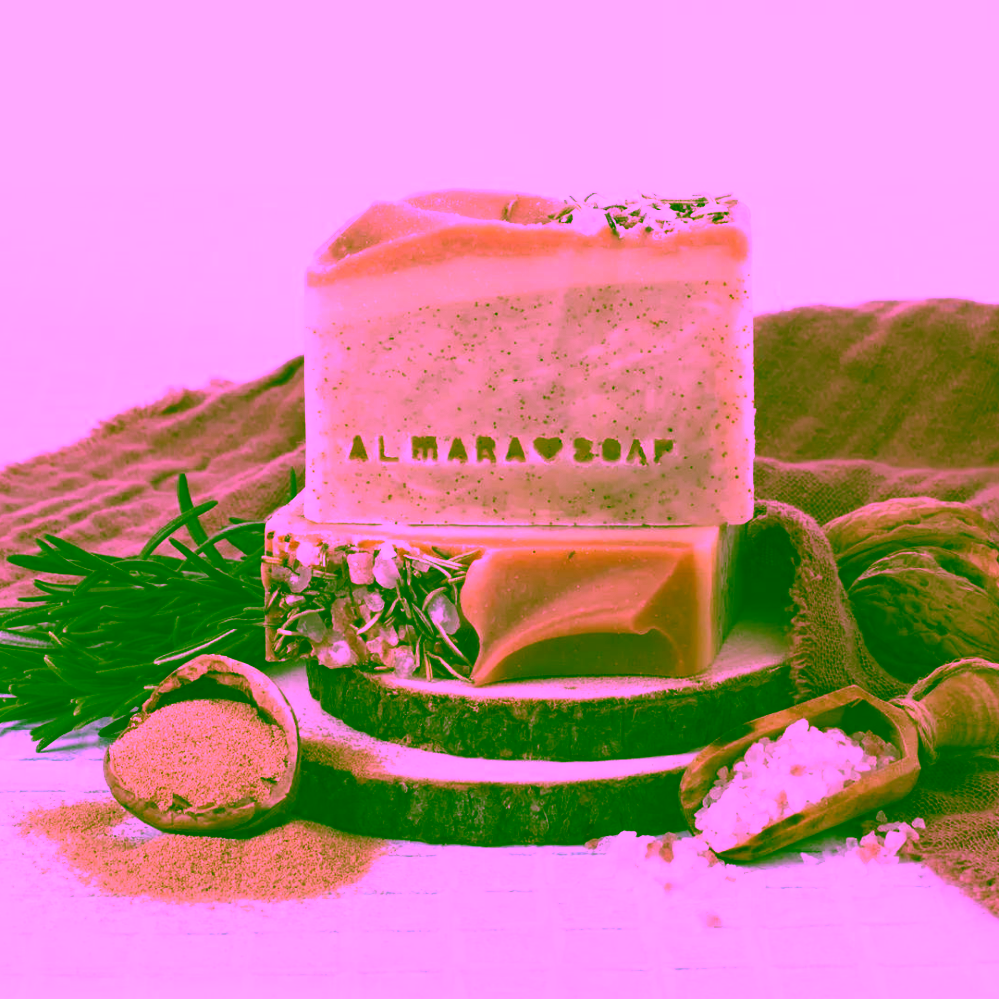 Almarasoap přírodní mýdlo Peeling Walnut