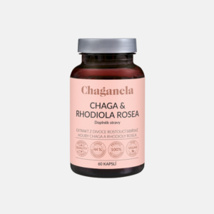 Chaganela extrakt z houby Čaga a Rozchodnice růžové 60 kapslí ZLEVNĚNO