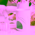 Yoga Day Aroma lampa bílá peříčka