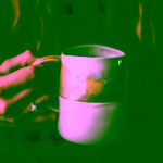 Bloomingville Heather kameninový hrnek