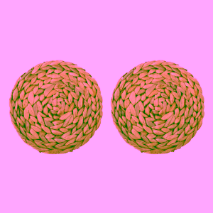 Bloomingville Sammi set podložek na stůl z vodního hyacintu