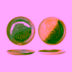 Bloomingville Willow sada 2 kameninových talířů