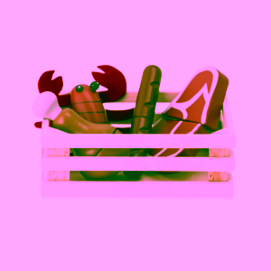 Bloomingville Mini Dix hrací sada potraviny