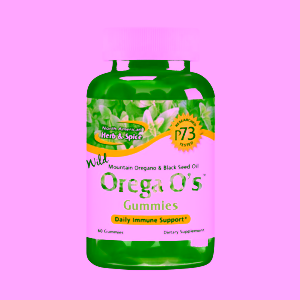 NAHS Orega O’s gumídci s divokým oreganem a černuchou pro dospělé