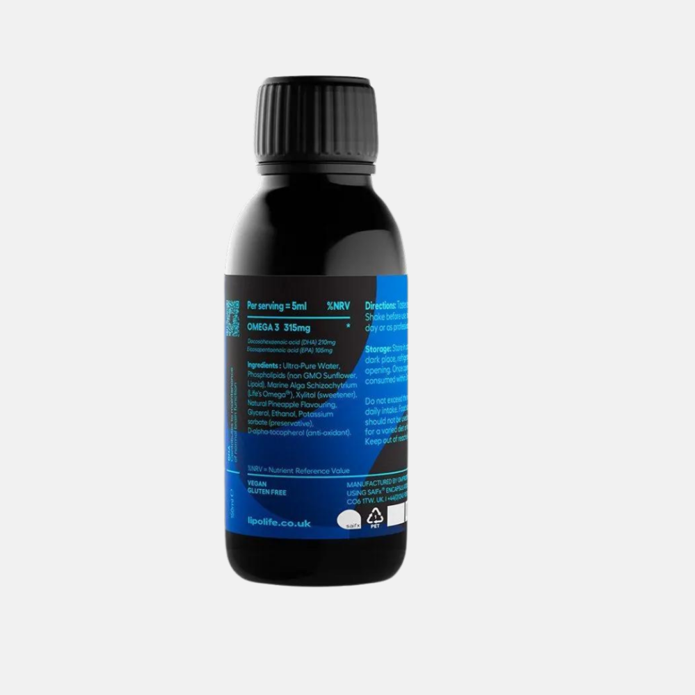Lipolife liposomální omega V3 EPA + DHA 150 ml