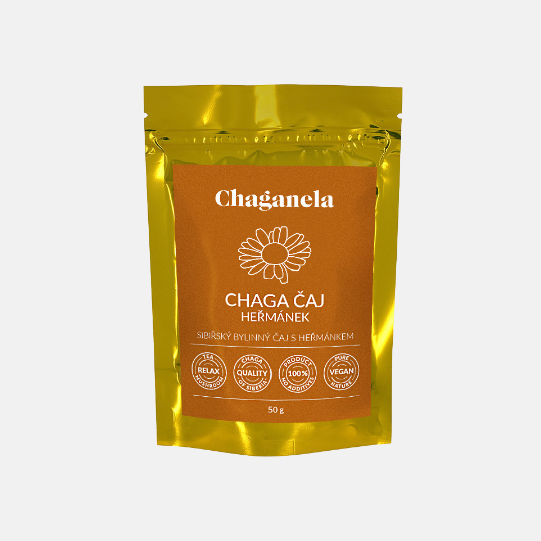 Chaganela Sibiřský čagový čaj s heřmánkem