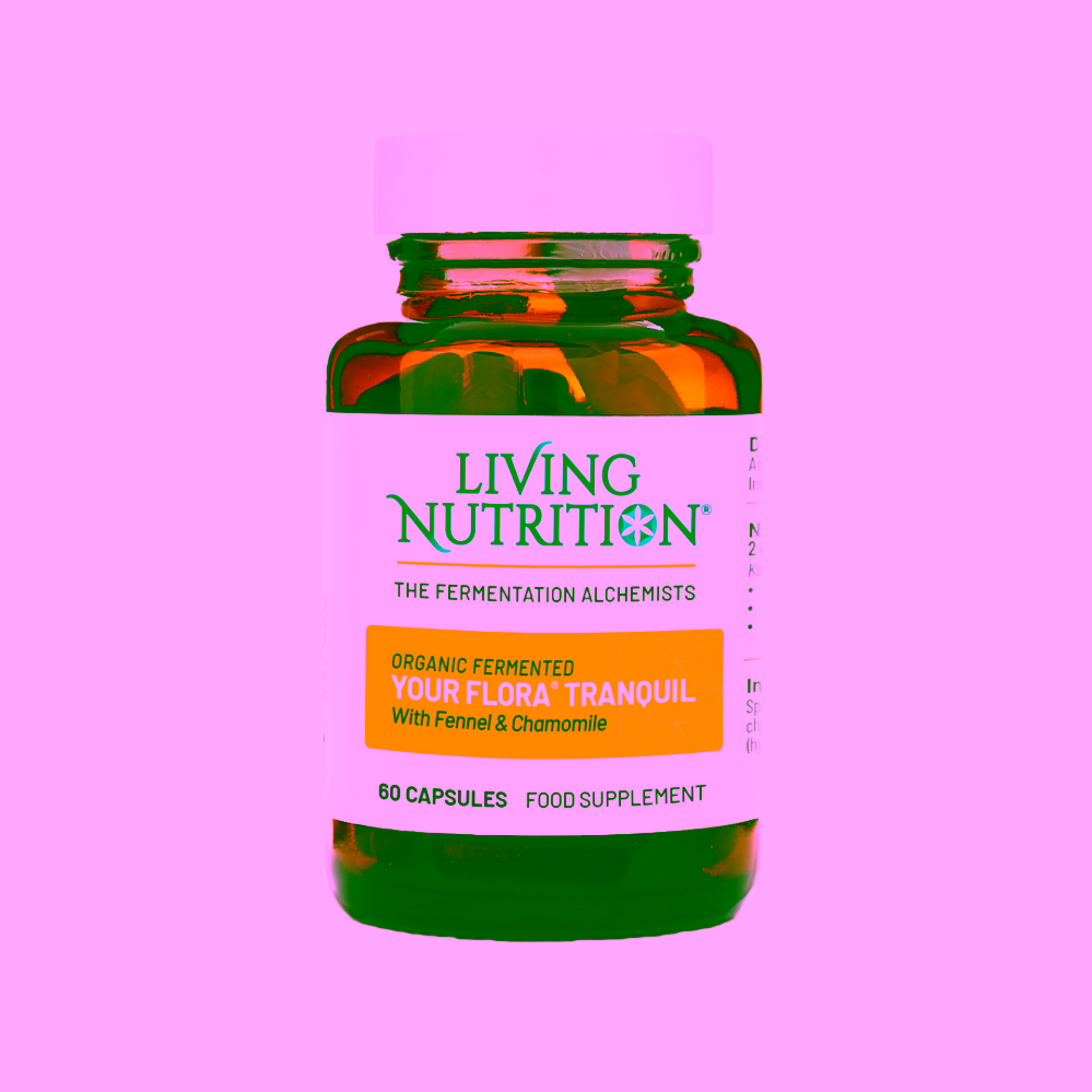 Living Nutrition Symbiotika Tranquil s bio fenyklem a bio heřmánkem