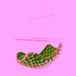 Liv Design Swingy In - závěsné houpací křeslo s masážními míčky