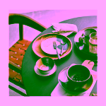 Bloomingville Jules talíř z kameniny