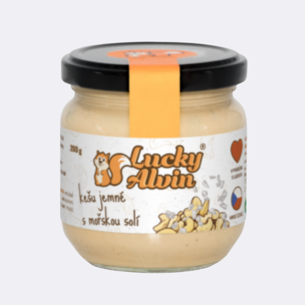 Lucky Alvin kešu jemné s mořskou solí 200 g ZLEVNĚNO
