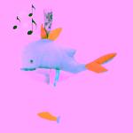 Moulin Roty hrací závěsná velryba