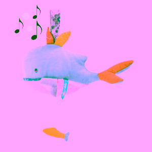 Moulin Roty hrací závěsná velryba