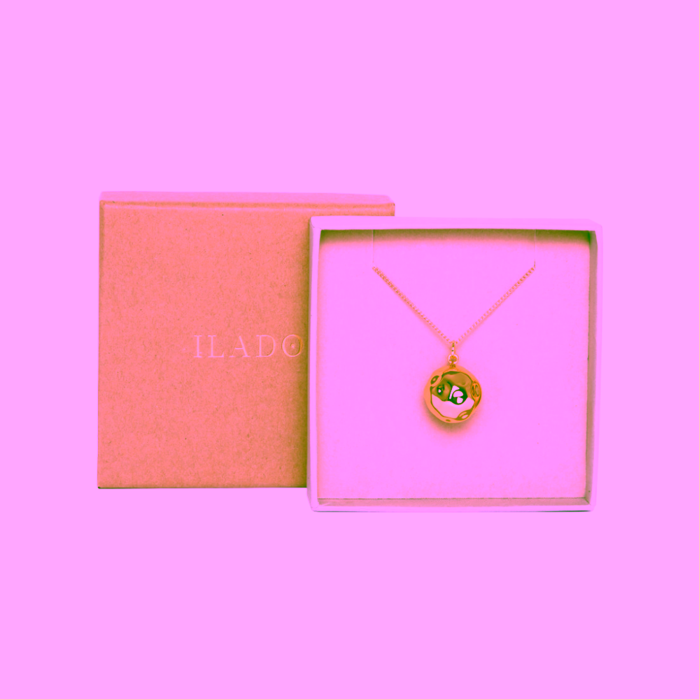 Ilado Moon Pregnancy Necklace těhotenská bola s řetízkem