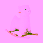 Bloomingville houpací hračka Lama