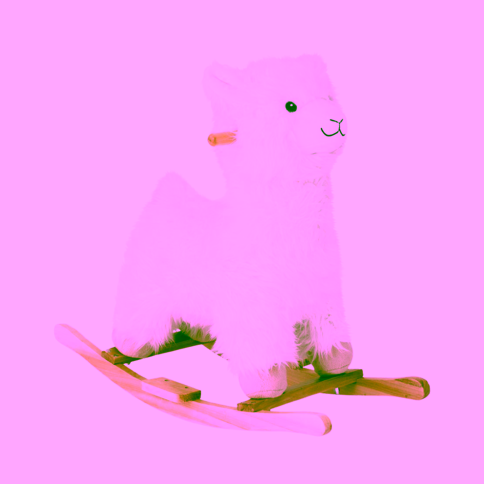 Bloomingville houpací hračka Lama