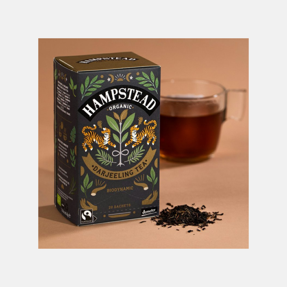 Hampstead Tea London BIO Darjeeling černý čaj 20 ks