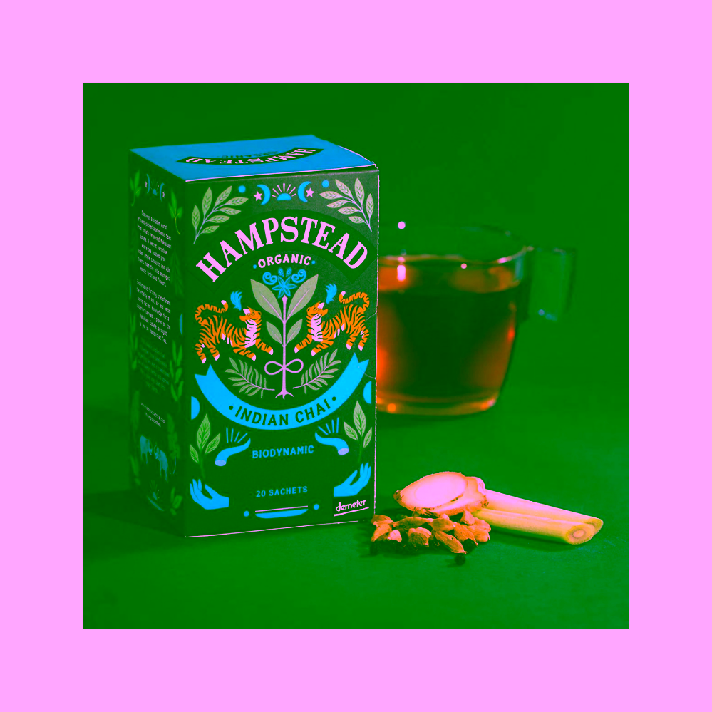 Hampstead Tea London BIO černý čaj Chai s orientálním kořením 20 ks