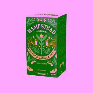 Hampstead Tea London BIO černý čaj s madagaskarskou vanilkou 20 ks