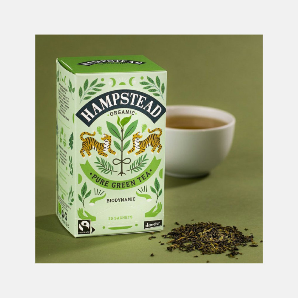 Hampstead Tea London BIO zelený čaj 20 ks