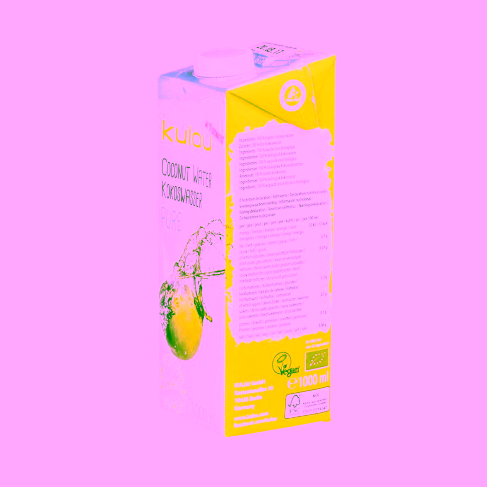 Kulau 100% BIO kokosová voda pure 1l