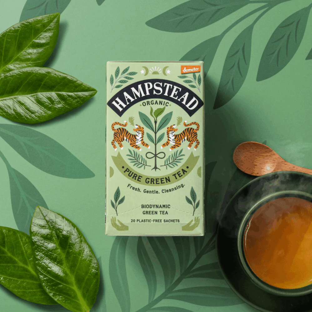 Hampstead Tea London BIO zelený čaj 20 ks