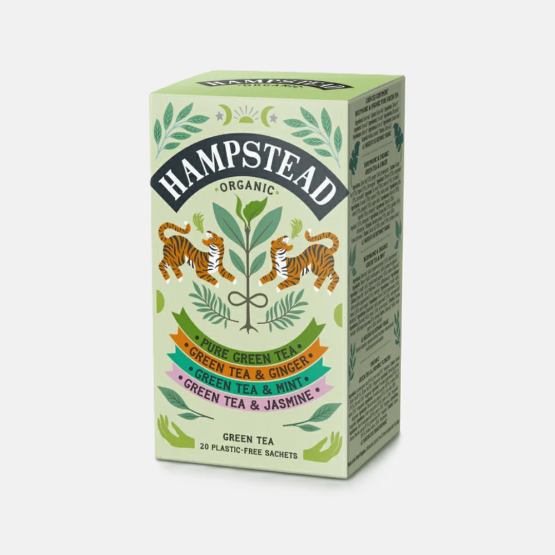 Hampstead Tea London BIO selekce zelených čajů 20 ks