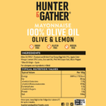 Hunter & Gather Olivová majonéza s jemnou příchutí španělských citronů