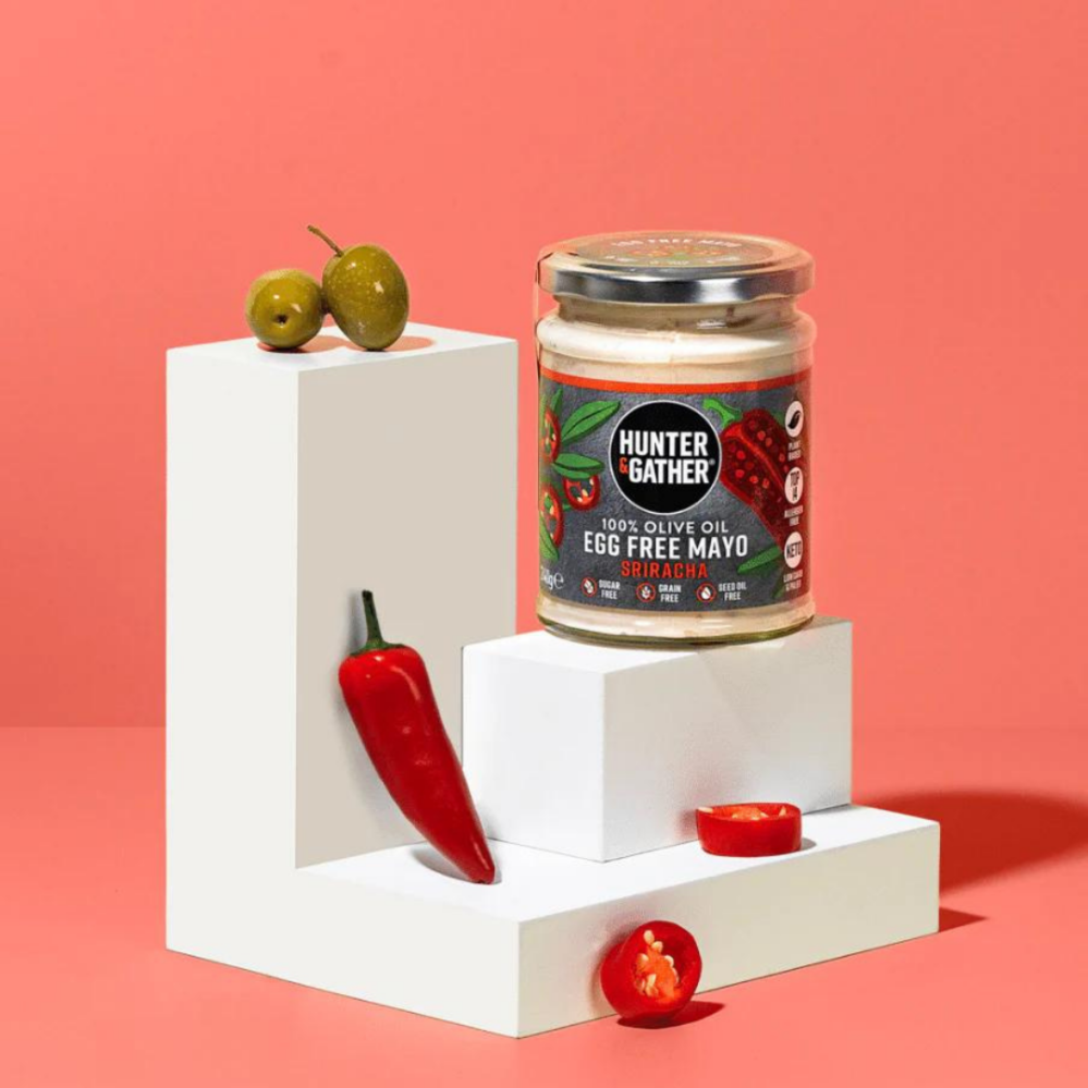 Hunter & Gather bezvaječná Sriracha chilli majonéza z olivového oleje ZLEVNĚNO