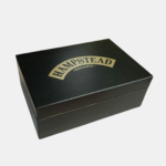 Hampstead Tea luxusní černá dřevěná kazeta mix sáčkových BIO čajů 78 ks