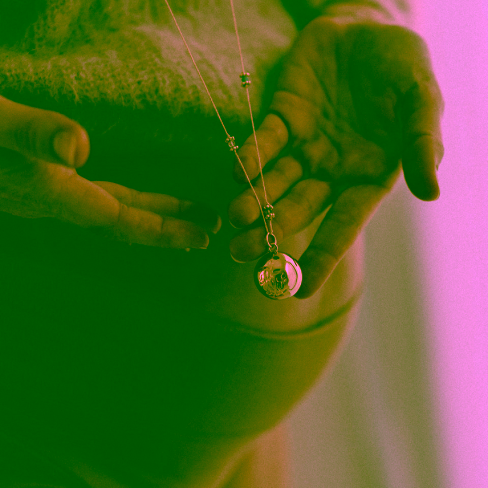 Ilado Tree of Life Pregnancy Necklace Gold těhotenská bola