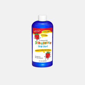 NAHS Kid-e-Kare Oral Clenz bylinná ústní voda pro děti s jahodovou příchutí