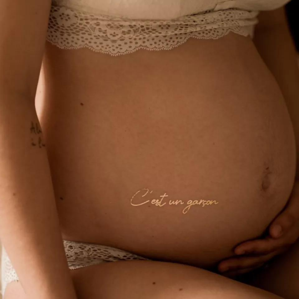 Ilado Pregnancy Tattoos Kit set dočasných těhotenských tetování