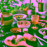 Bloomingville Valder jutový běhoun na stůl černý