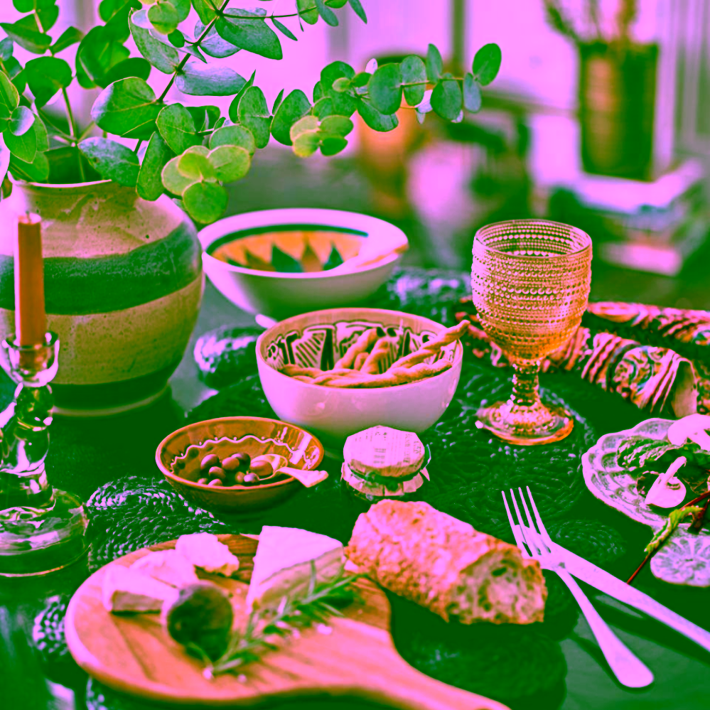 Bloomingville Valder jutový běhoun na stůl černý